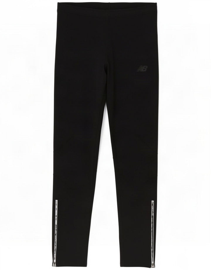 New Balance Leggings da donna UK 14 Large Nero Poliestere