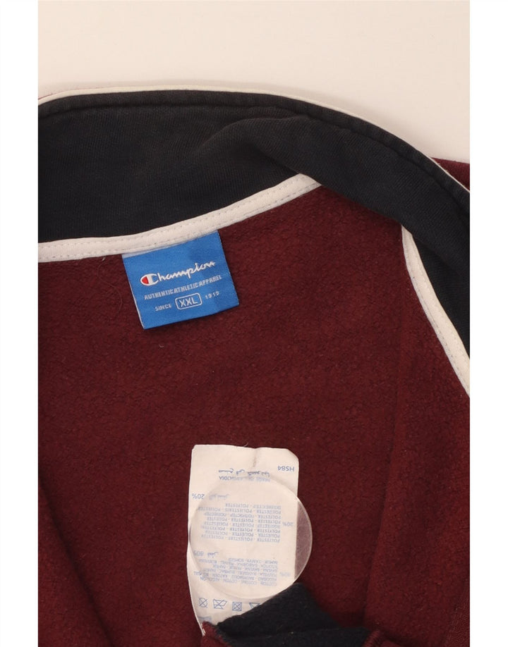 Giacca da tuta da uomo CHAMPION 2XL Cotone color block marrone
