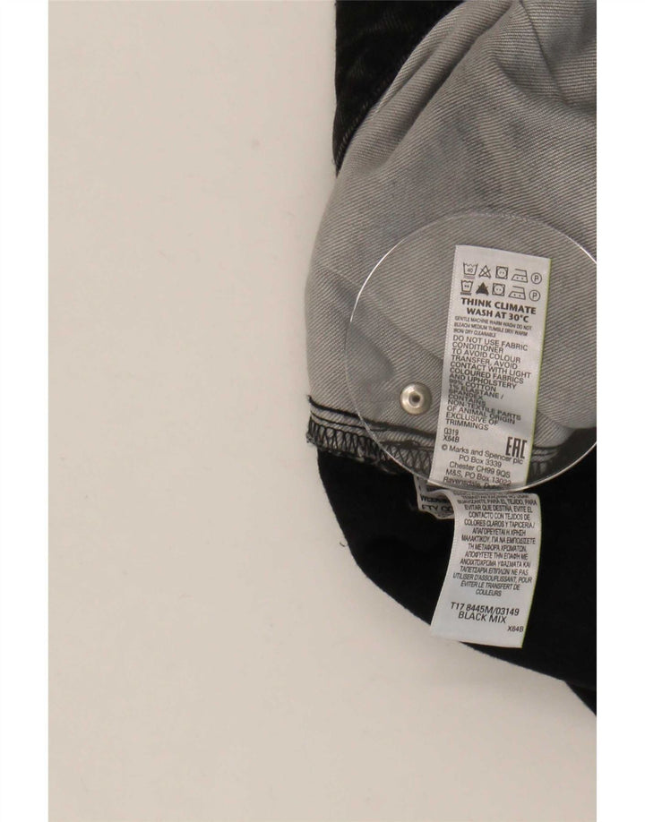 Jeans affusolati da uomo Marks & Spencer W38 L33 cotone nero