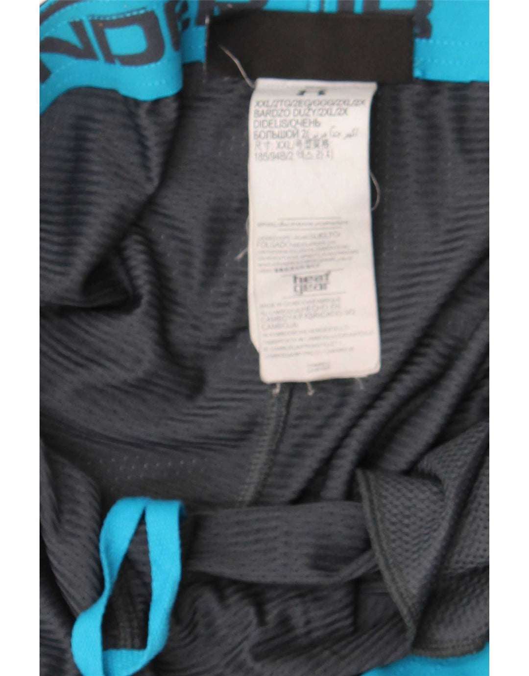 Pantaloncini sportivi da uomo Under Armour 2XL Poliestere color block grigio