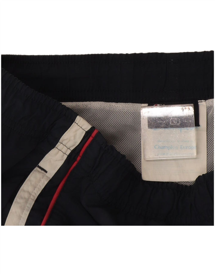 Pantaloncini da bagno da uomo Champion Large in poliammide a righe blu navy