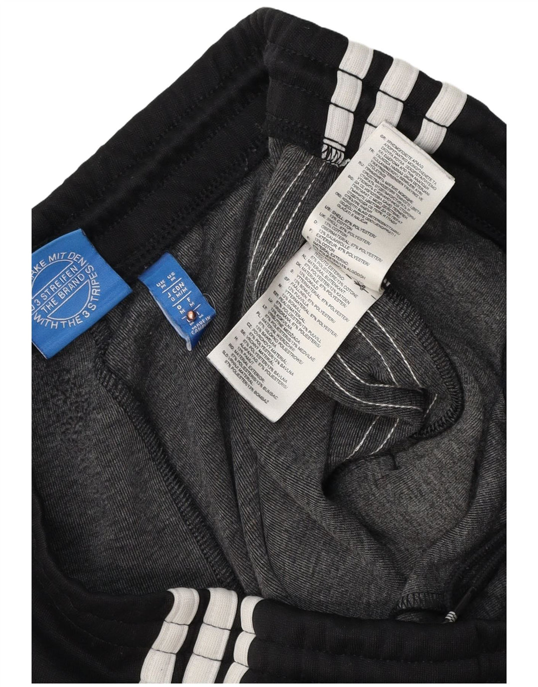 Pantaloni da tuta da donna ADIDAS Joggers UK 12 Medium Nero Poliestere