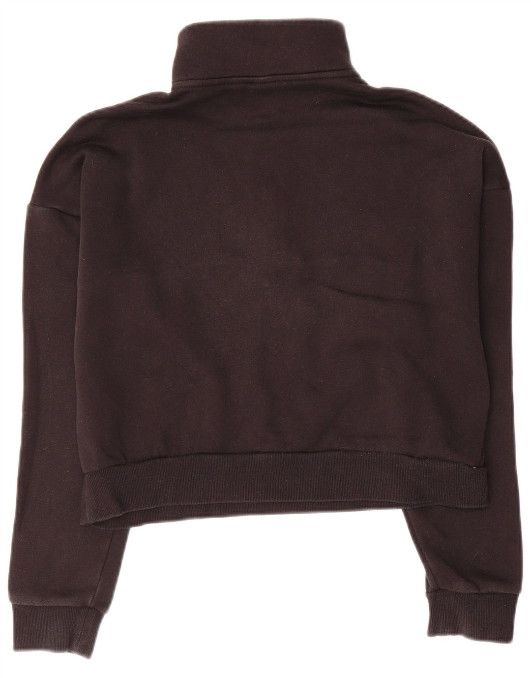 Felpa corta ADIDAS per bambina, vestibilità ampia, 12-13 anni, cotone nero