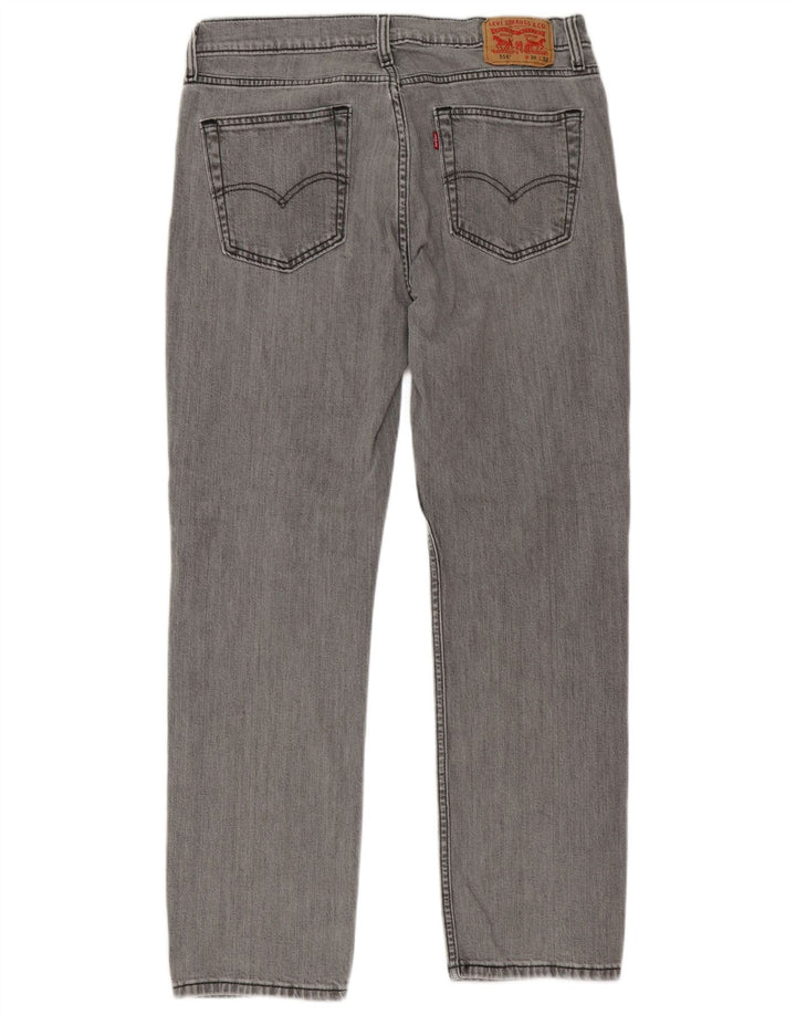 Levi's Uomo 514 Jeans dritti W34 L32 Cotone grigio