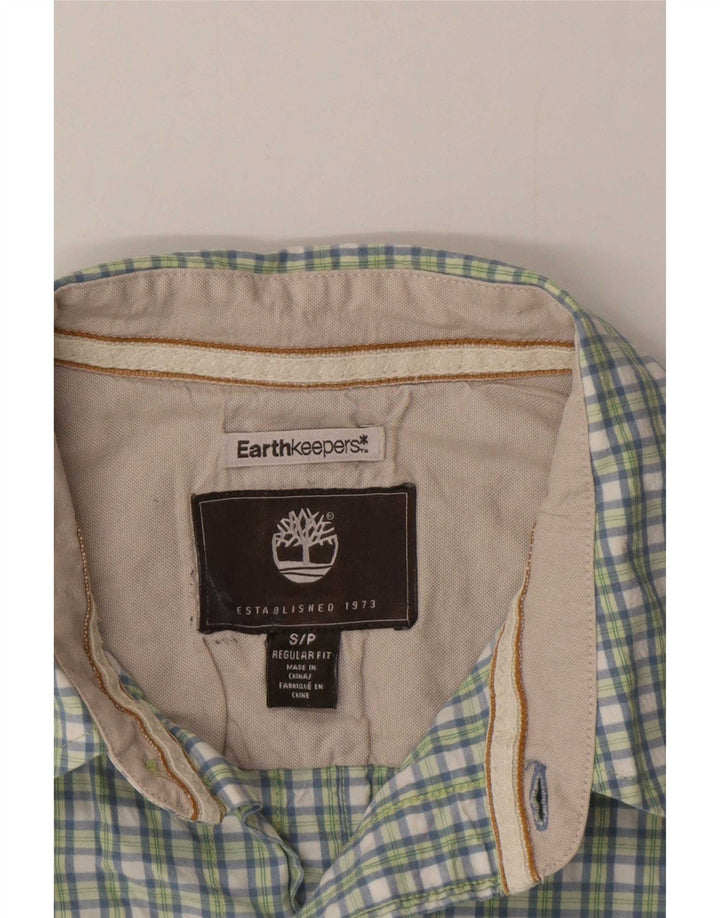 Camicia a maniche corte da uomo Timberland Earthkeepers piccola a quadretti multicolore