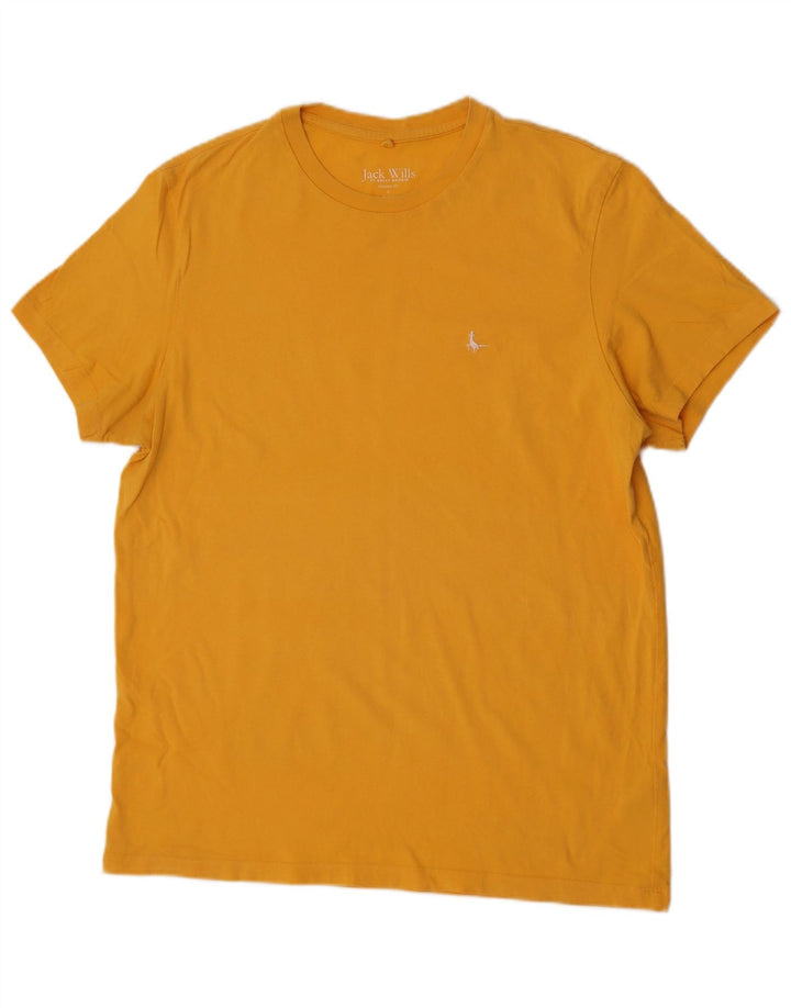 T-shirt da uomo Jack Wills Top grande in cotone giallo