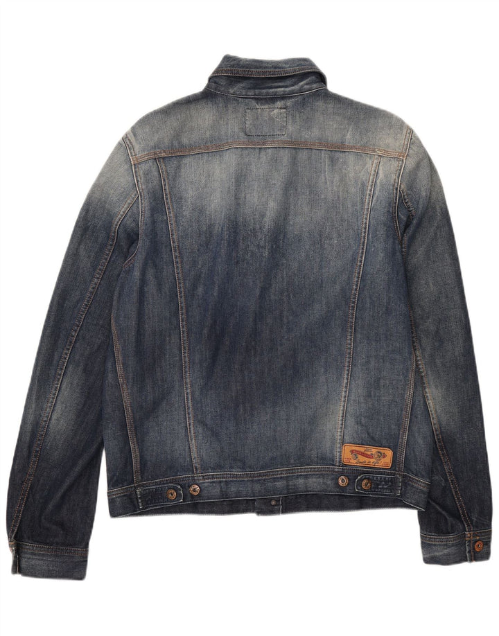 Giacca di jeans da uomo Diesel UK 42 XL cotone blu
