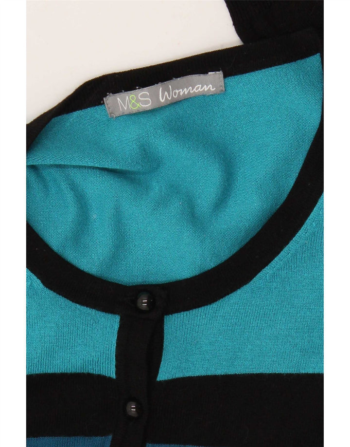 Maglione cardigan da donna Marks & Spencer UK 16 grande multicolore