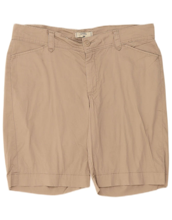 Pantaloncini casual da motociclista Lee da donna US 14 XL W36 Cotone beige