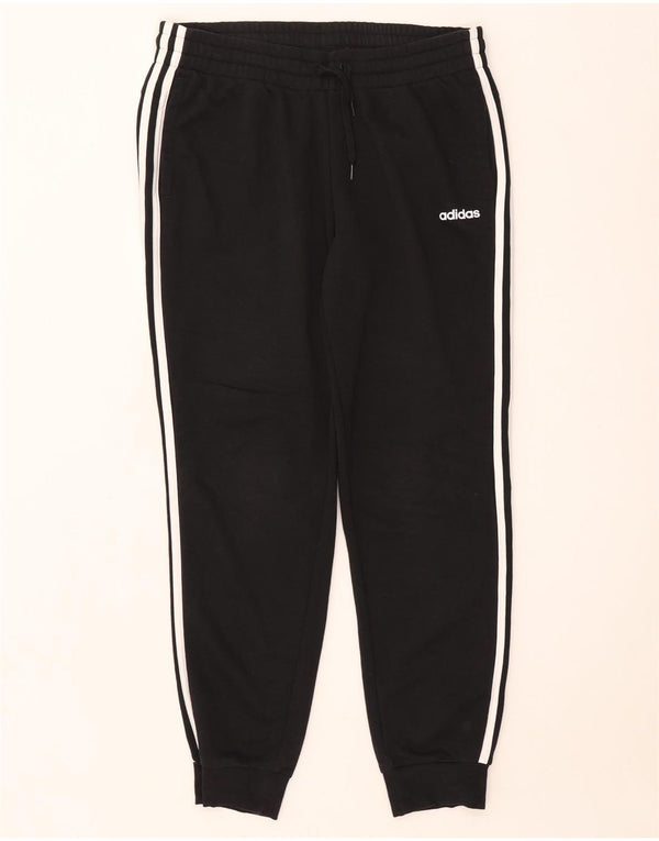 Pantaloni da tuta da donna Adidas Joggers UK 16/18 Large Nero Cotone