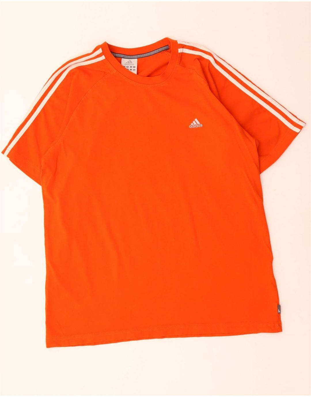 T-shirt da uomo Adidas Top XL in cotone arancione