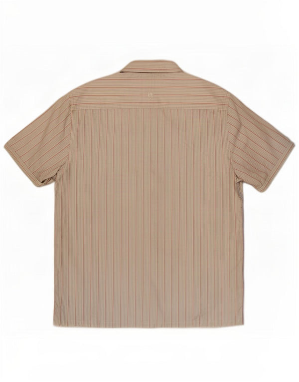 Camicia a maniche corte da uomo Fat Face XL Gessata bianca