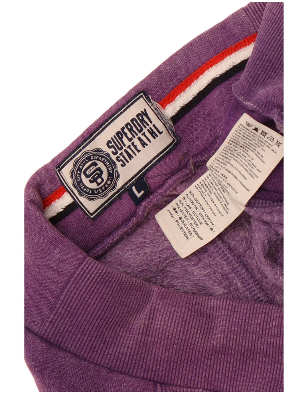 Pantaloni da tuta da donna Pegasus SUPERDRY Joggers UK 16 Large Viola