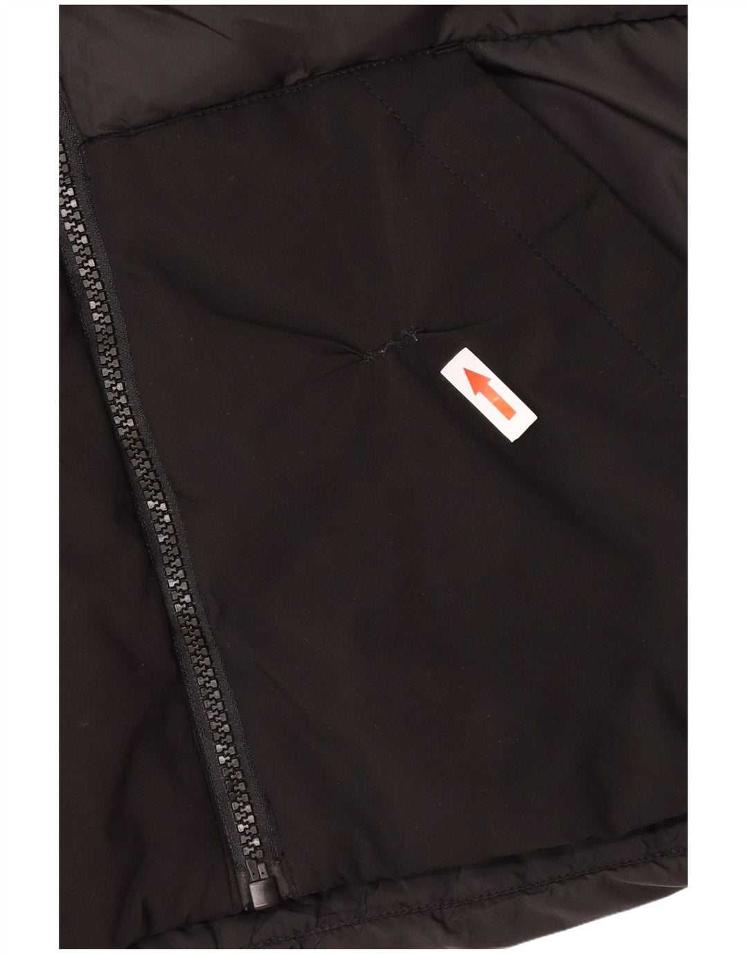 Gilet imbottito da uomo Zara UK 36 piccolo poliestere nero