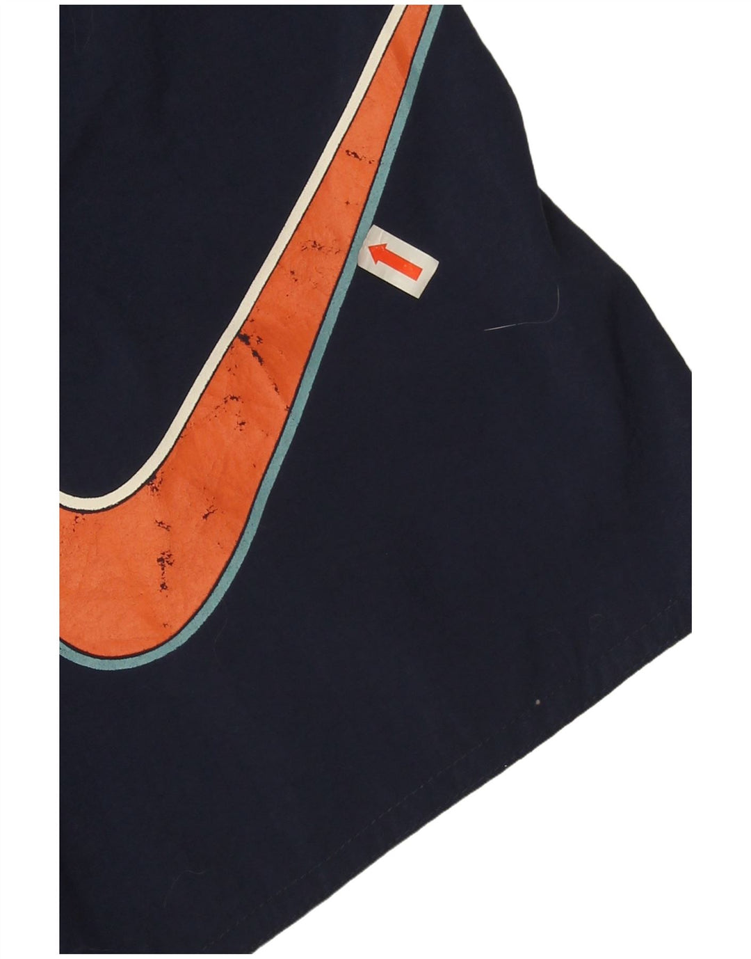 Pantaloncini sportivi Nike da uomo con grafica, grandi, in nylon blu navy