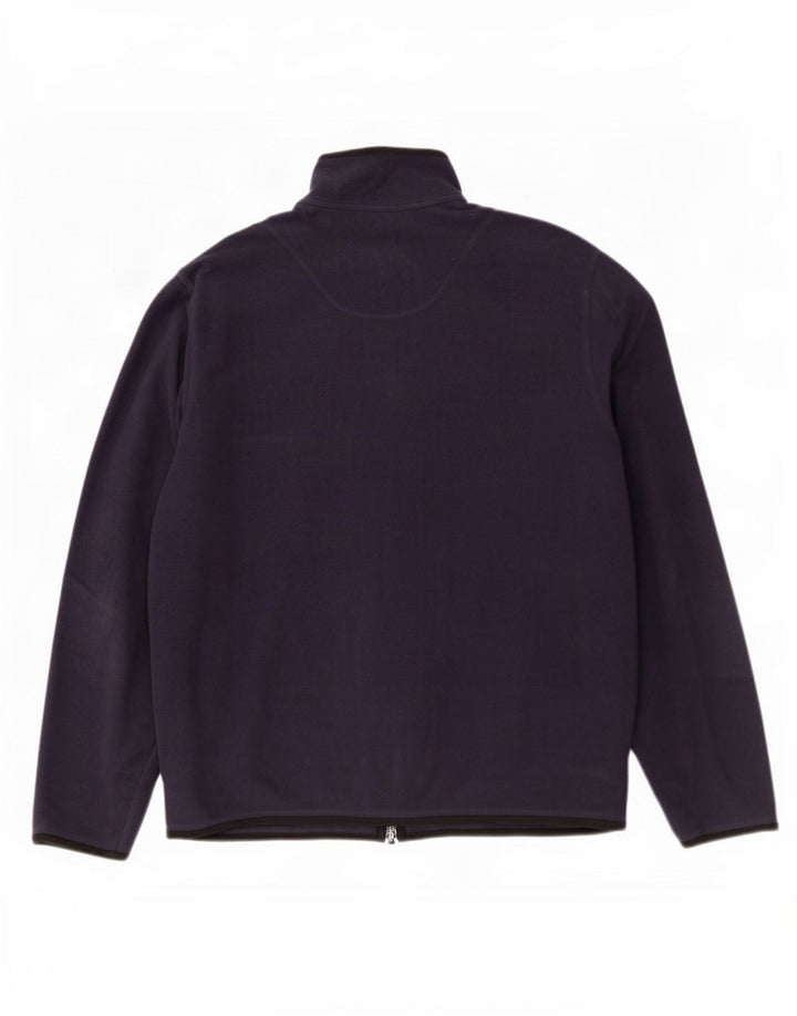 Giacca in pile da uomo Marks & Spencer UK 40 grande poliestere blu navy