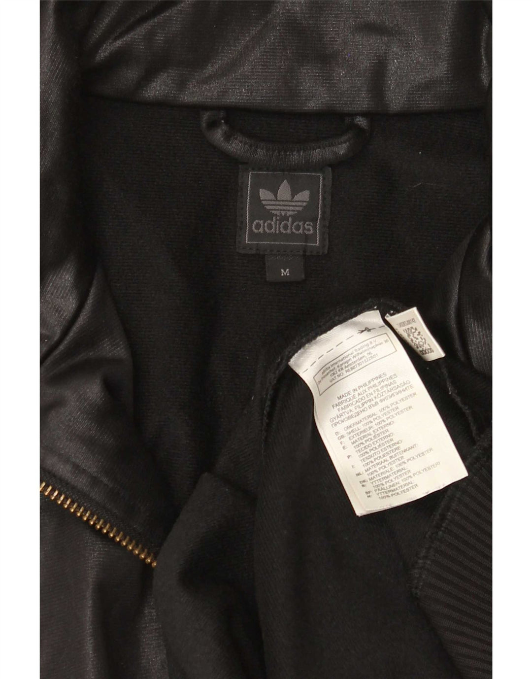 Giacca da ginnastica Adidas Chile 62 da uomo, media, nera, in poliestere