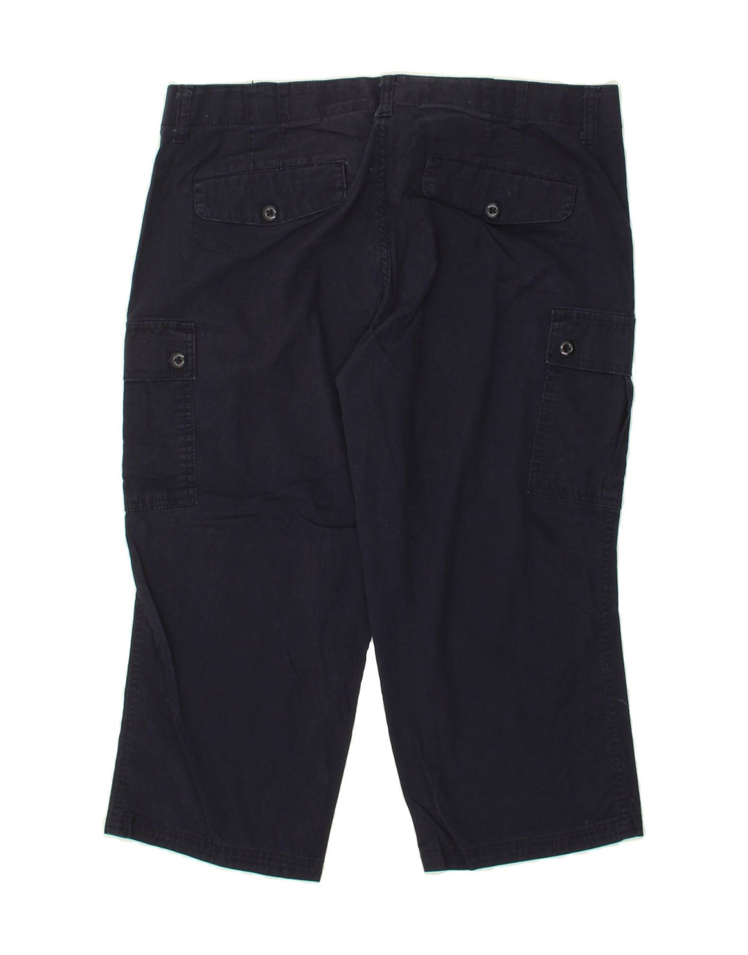 DOCKERS Womens Capri Cargo Trousers W36 L20 Navy Blue Vintage Dockers and Second-Hand Dockers from Messina Hembry 