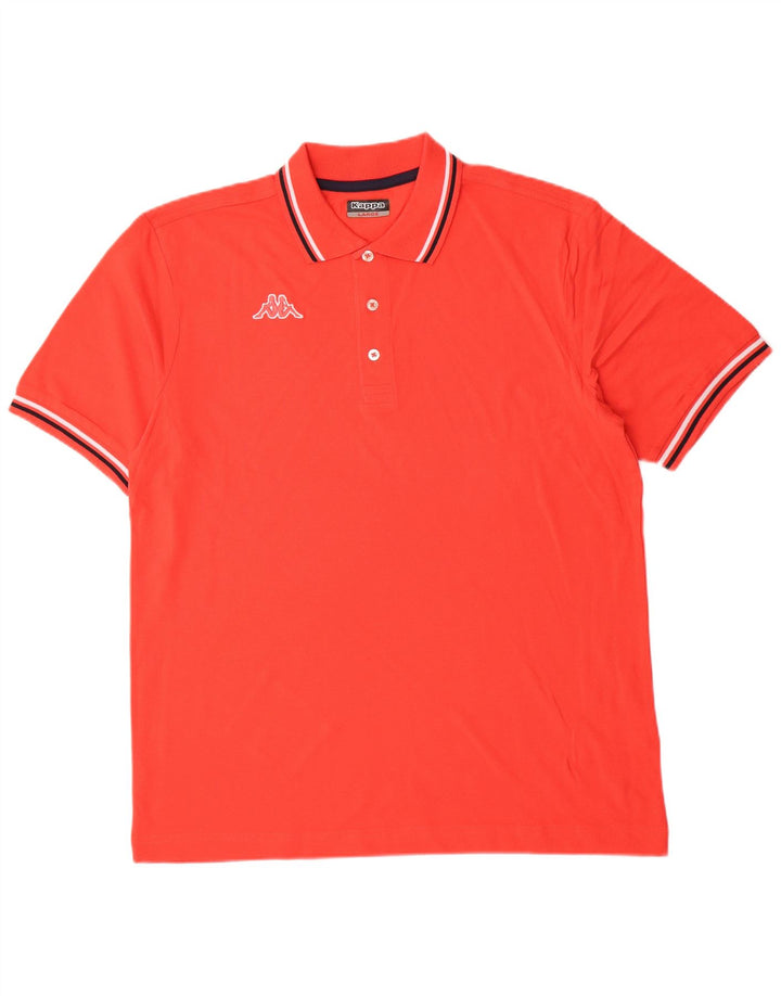 Polo KAPPA Uomo Large Rossa in Cotone