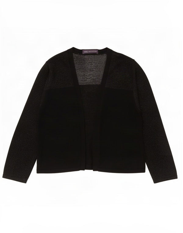 Maglione Bolero aperto con maniche a 3/4 Marks & Spencer da donna UK 8 piccolo nero