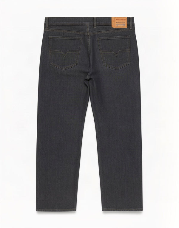 Diesel Jeans dritti Waykee vestibilità regolare da uomo W36 L30 cotone blu navy