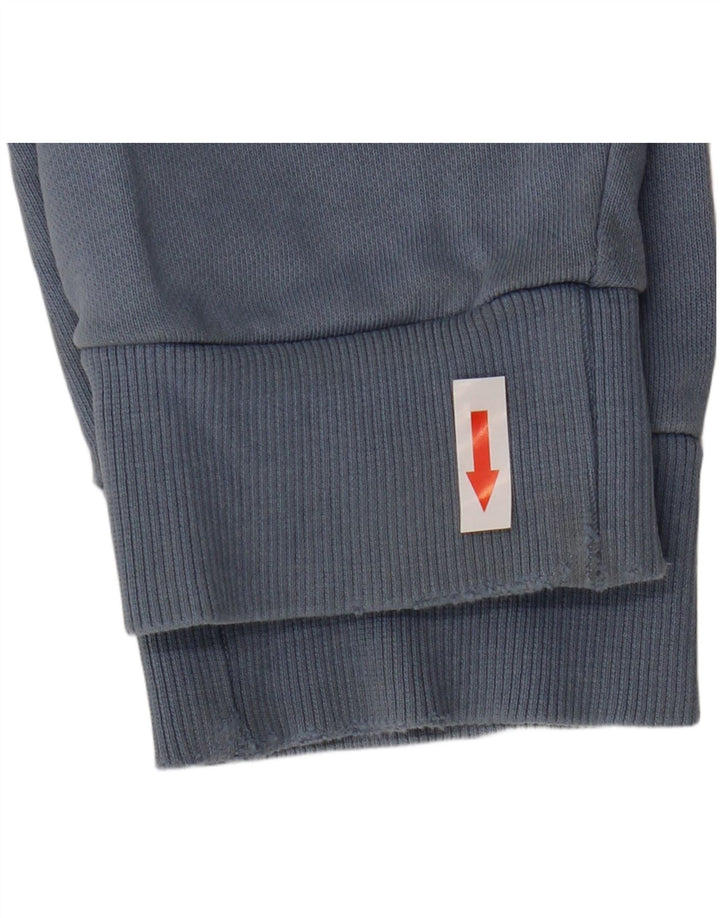 Felpa Zara Uomo Maglione XL Blu Cotone