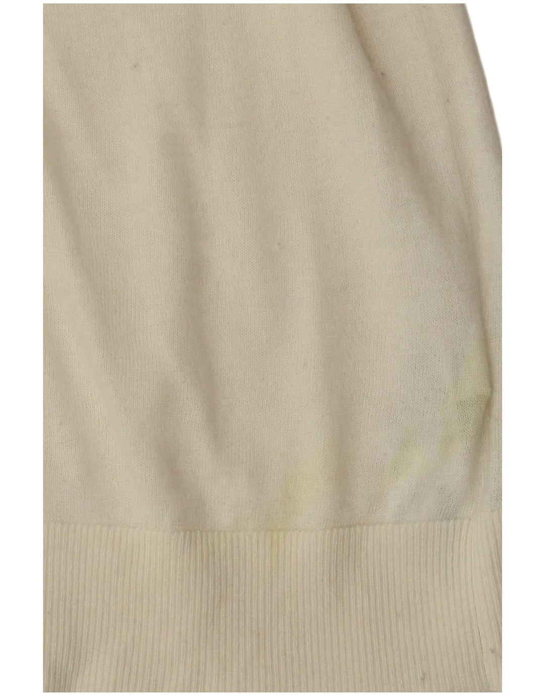 MASSIMO DUTTI Maglione maglione a collo alto da donna UK 12 Medio Bianco