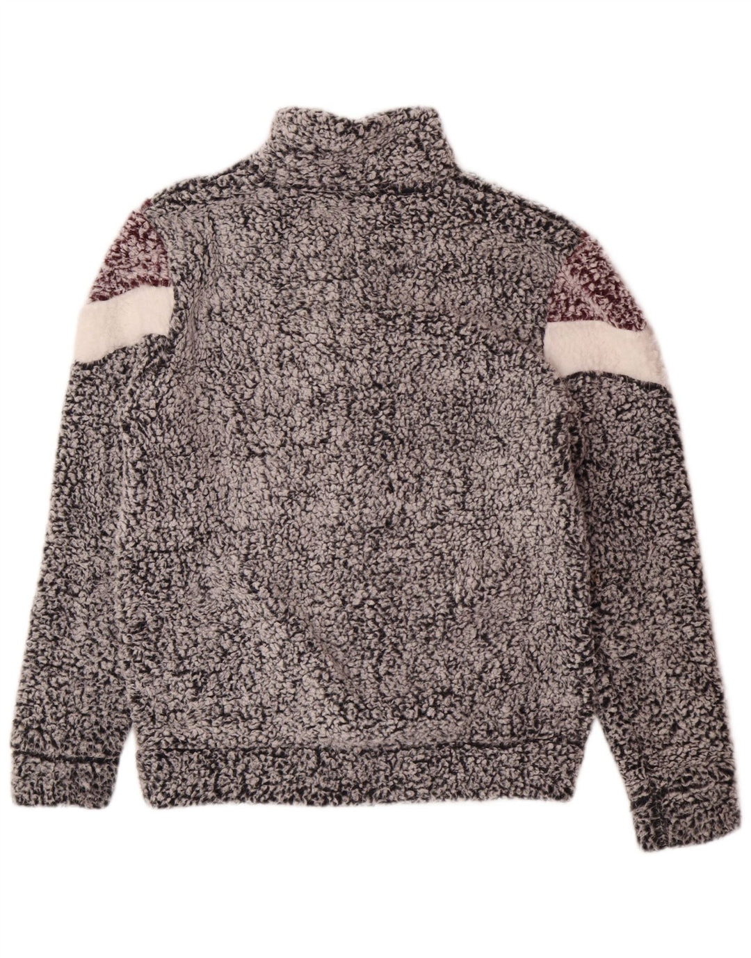 Giacca in pile da donna Lotto UK 18 XL Poliestere color block grigio