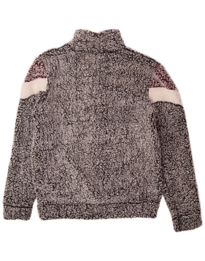 Giacca in pile da donna Lotto UK 18 XL Poliestere color block grigio