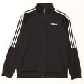 ADIDAS Mens Climalite Tracksuit Top Jacket UK 44/46 Large Black Polyester