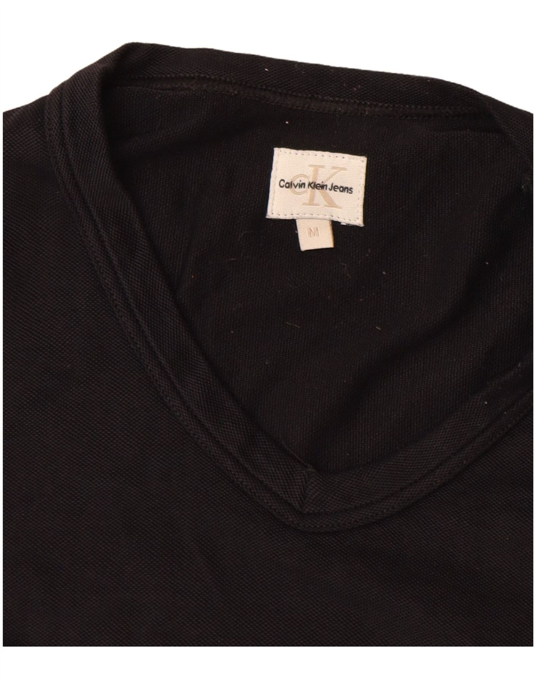 Maglietta da donna Calvin Klein Jeans Top UK 12 media nera
