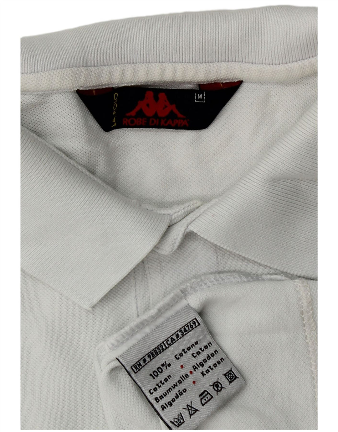 Polo Kappa Uomo Blu Medio in cotone