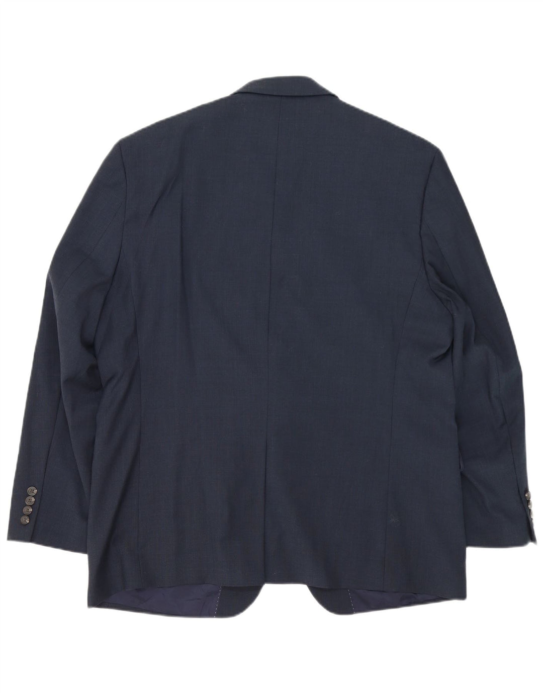 Giacca blazer a 2 bottoni da uomo Chaps UK 46 3XL Lana blu navy