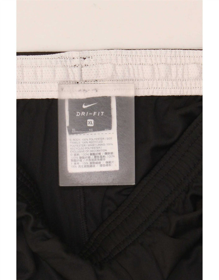 Pantaloncini sportivi Nike da uomo Dri Fit XL neri in poliestere color block
