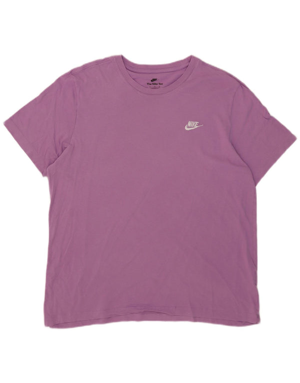 T-shirt Nike da uomo Top XL in cotone viola