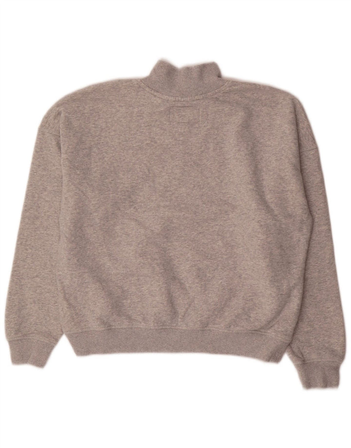 Felpa grafica oversize da donna Jack Wills UK 10 piccolo grigio