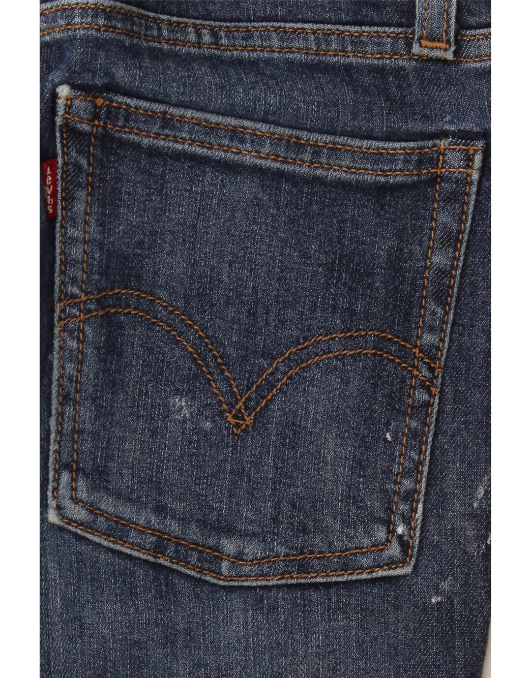 Jeans skinny Wedgie da donna LEVI'S W24 L27 cotone blu