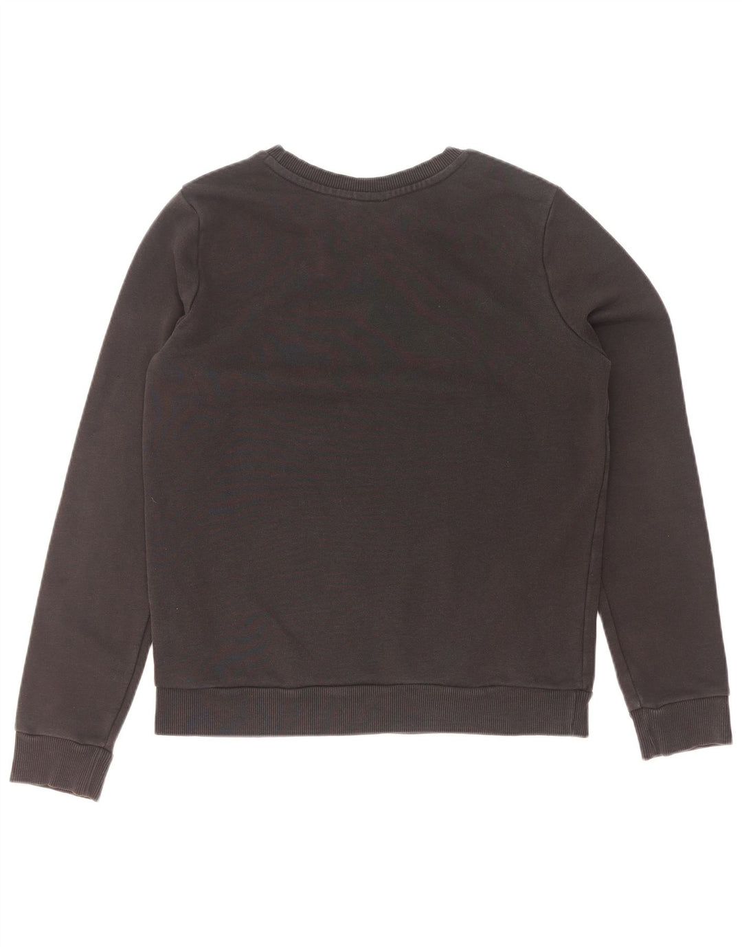 Felpa grafica da donna Adidas Jumper UK 12 Medium Black Cotton