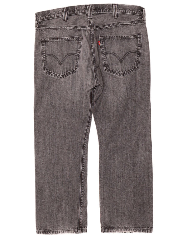 Jeans dritti da uomo Levi's W38 L28 Grigi
