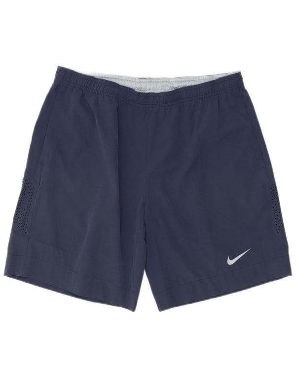 Pantaloncini sportivi Nike da uomo XL blu navy in poliestere