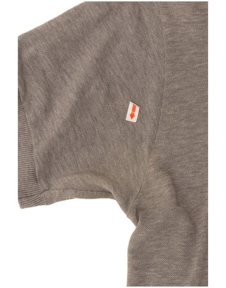 Polo da uomo LACOSTE taglia 3 piccola in cotone grigio