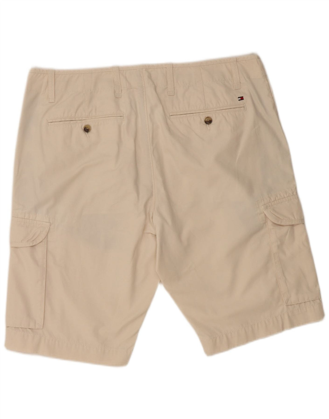 TOMMY HILFIGER Mens Cargo Shorts W36 Large Beige Cotton