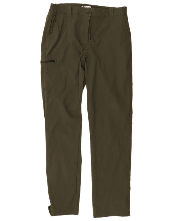 Pantaloni cargo da escursionismo da donna Mountain Warehouse UK 12 Medium W30 L31 Cachi