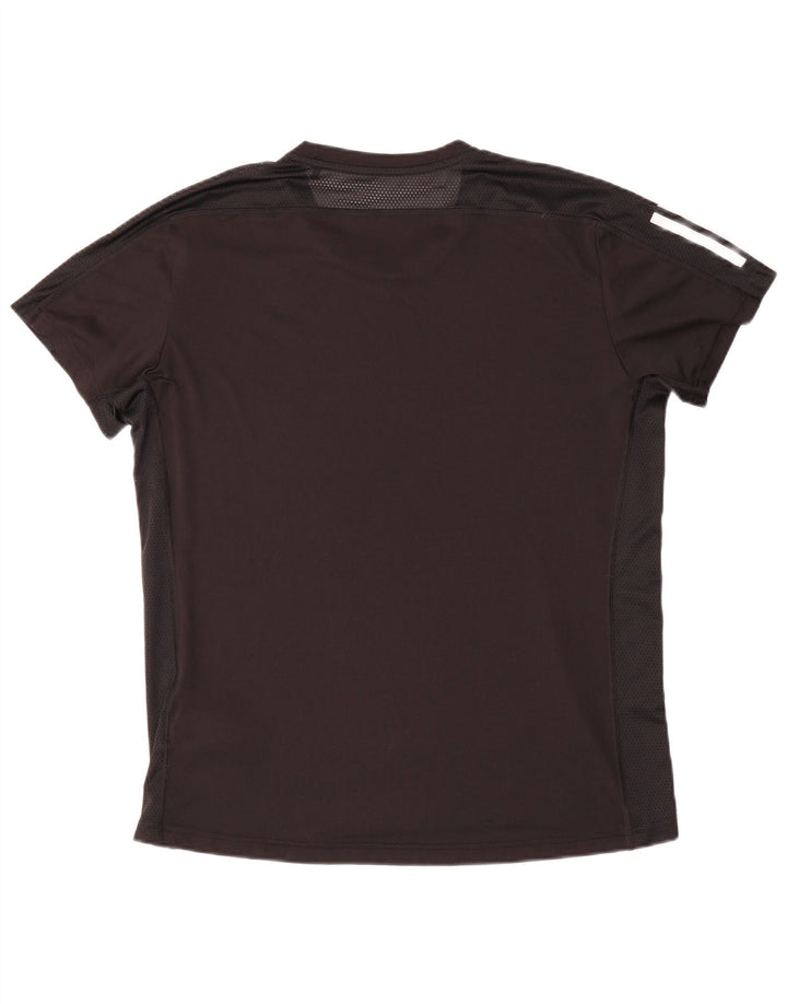 Maglietta Adidas Aeroready da uomo, grande, in poliestere nero