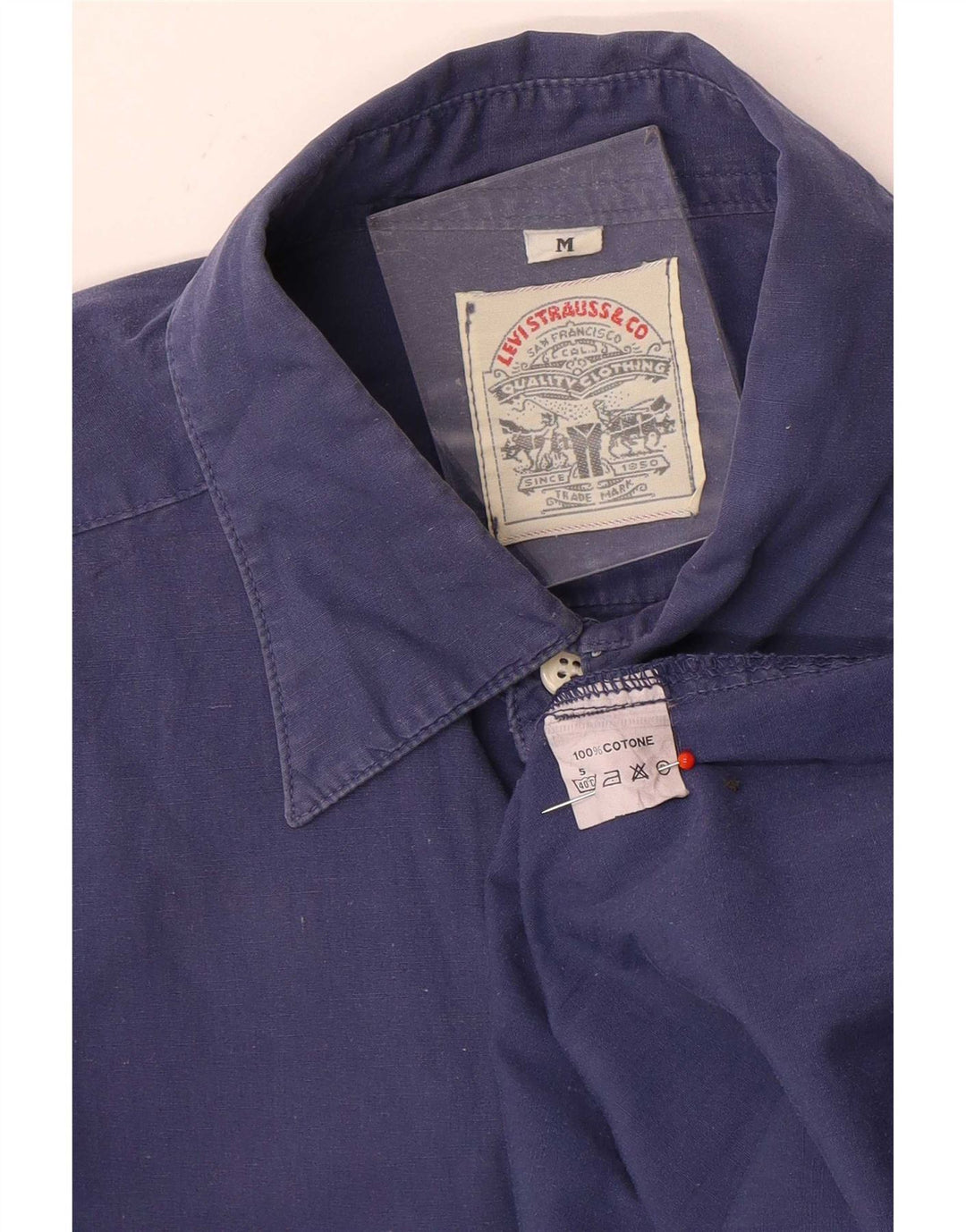 Camicia Levi's Uomo in cotone Blu Medio