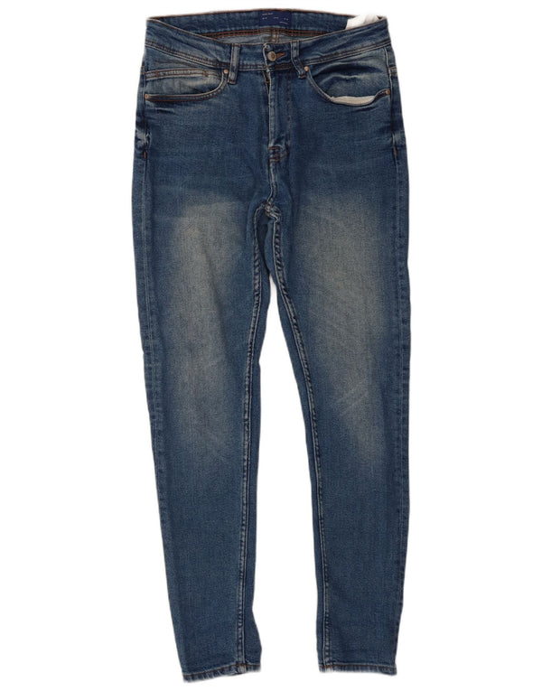 Zara Mens Skinny Jeans EU 38 Small W30 L29 Blue
