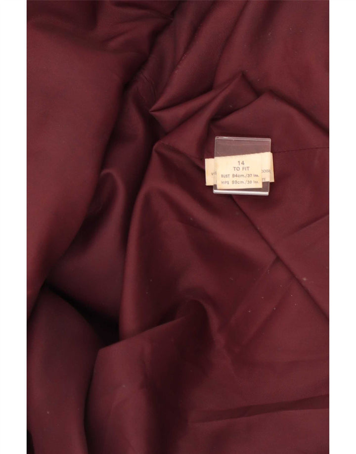 Soprabito oversize da donna Jaeger UK 14 Large in lana screziata marrone