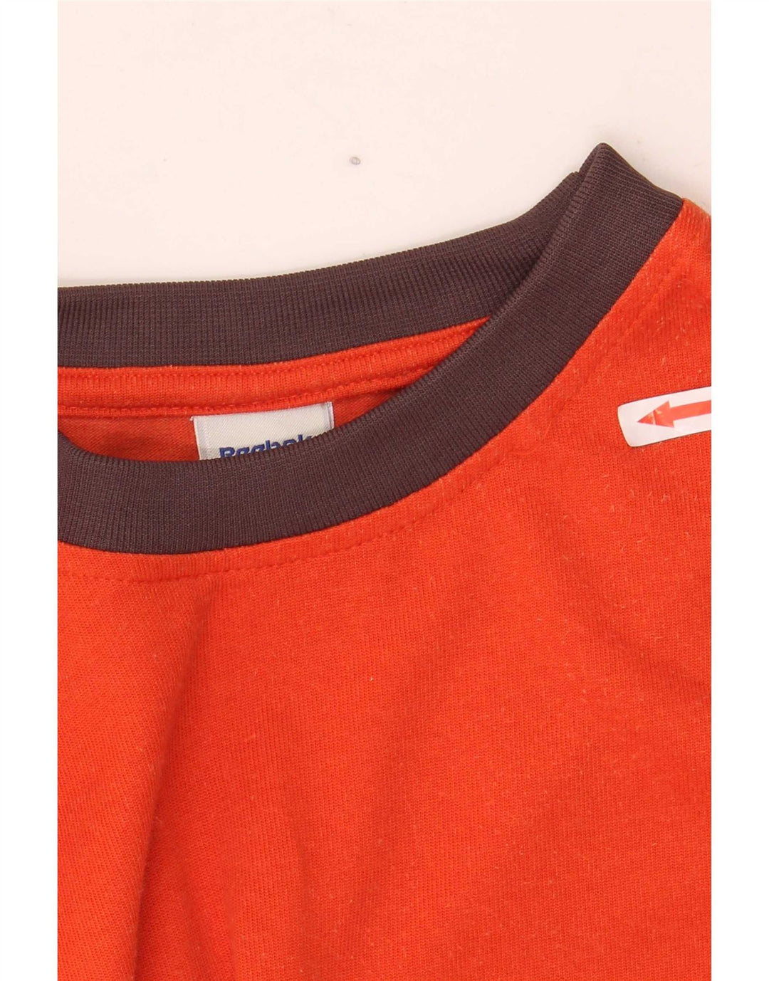 T-shirt Reebok da uomo Top Large in cotone arancione