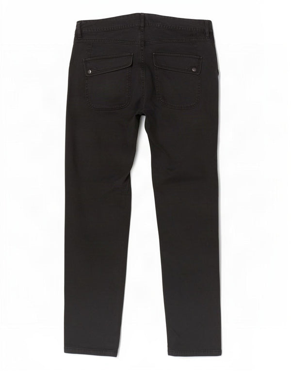 Pantaloni casual dritti da donna Diesel W29 L28 cotone nero