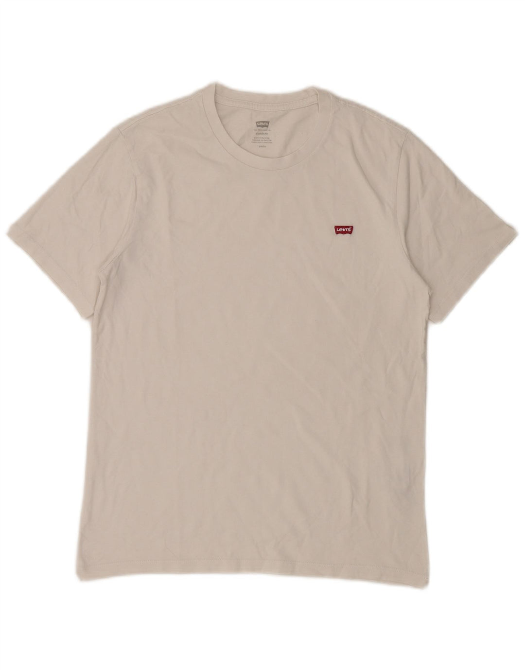 T-shirt standard da uomo LEVI'S Top piccola in cotone bianco